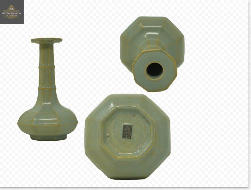 Ru Kiln Octagon Vase, Song Dynasty