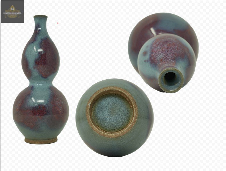 Song Dynasty Jun Kiln Gourd Vase