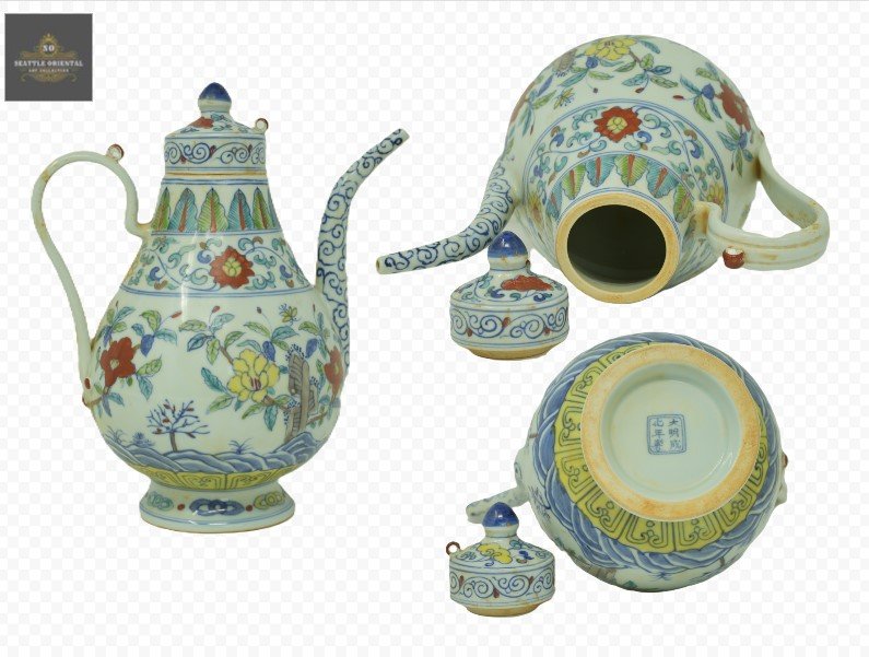 Doucai Pot, Ming Dynasty Chenghua