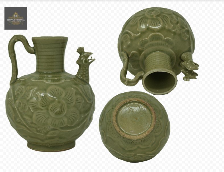 Relifed Carving Bird Pot, Late Tang Dynasty - Five Dynasty 906'-960'
