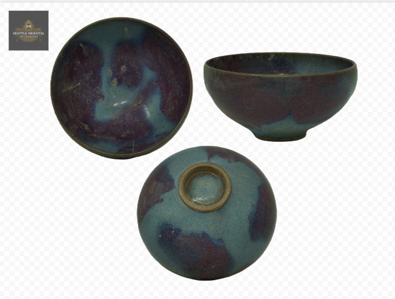 Jun Kiln Bubble Bowl, Song Dynasty