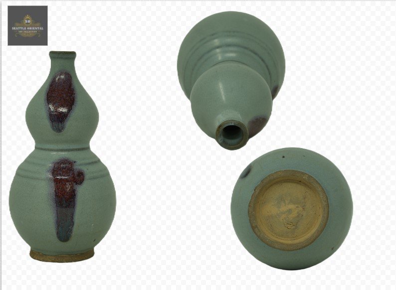 Jun Kiln Gourd Vase, Song Dynasty
