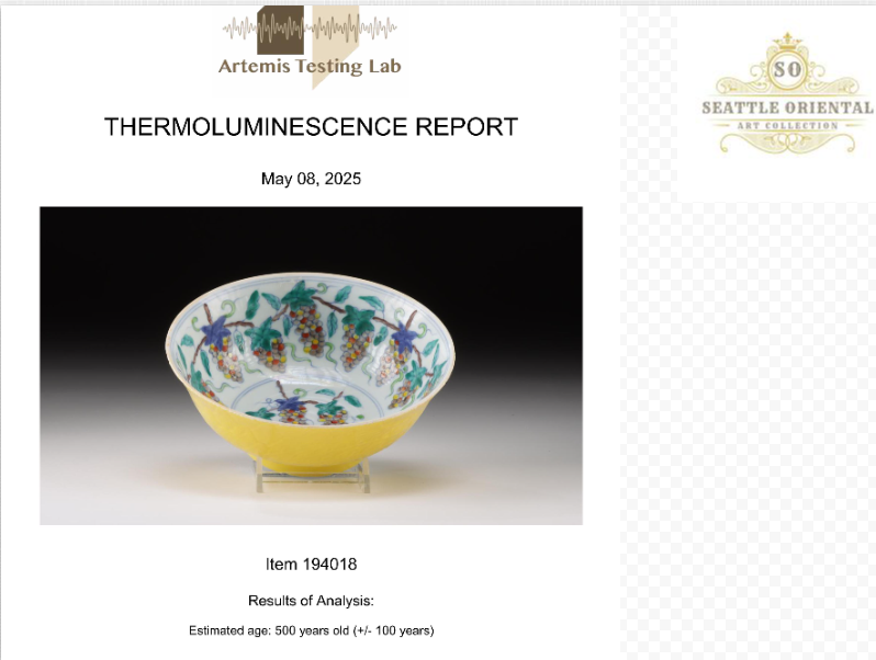 Chenghua Palace Bowl Used By Empress Consort, Ming Dynasty